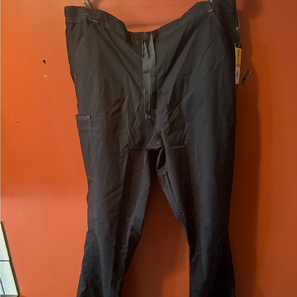 WonderWink Women's Black Scrub Pants
